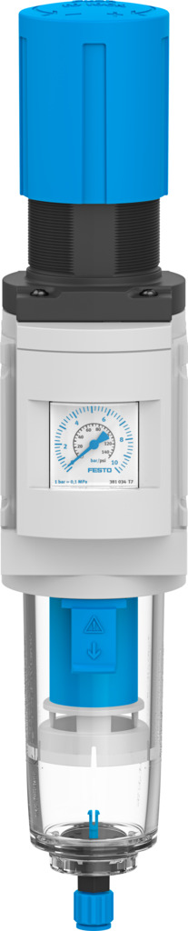 Фильтр-регулятор FESTO MS6-LFR-1/2-D6-C-P-M-AG-BAR-B (8098300) - фото 4