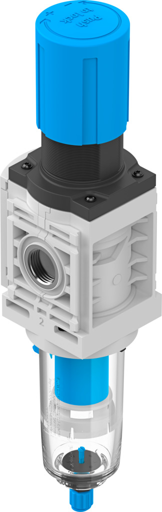 Фильтр-регулятор FESTO MS6-LFR-1/2-D6-C-P-M-AG-BAR-B (8098300) - фото 2