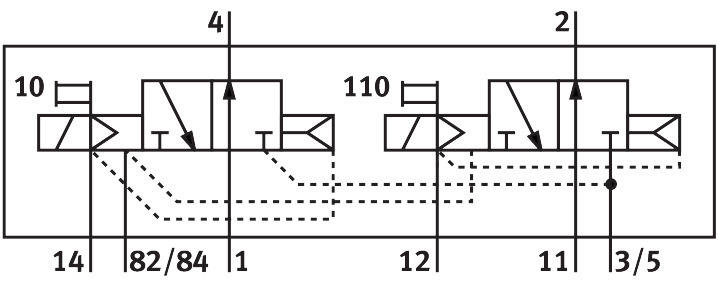 Электромагнитный клапан FESTO CPV10-M1H-2X3-OLS-M7-B-EX (550698) - фото 2